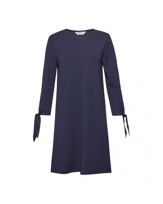 Great Plains FCUK Blue Tania Tie Jersey Shift Dress