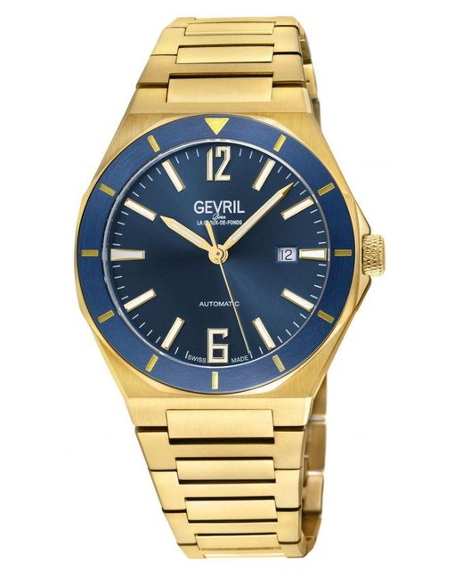 Gevril Gray High Line 48402B Swiss Automatic Sellita Sw200 Watch for men