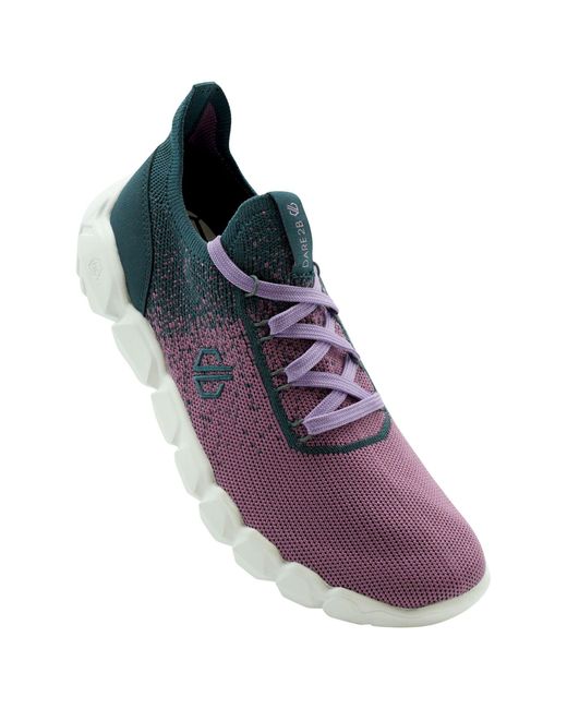 Dare 2b Purple Ladies Hex-At Knitted Recycled Trainers (Dusty)