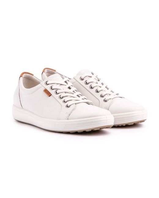Ecco Soft 7 Sneakers in het White