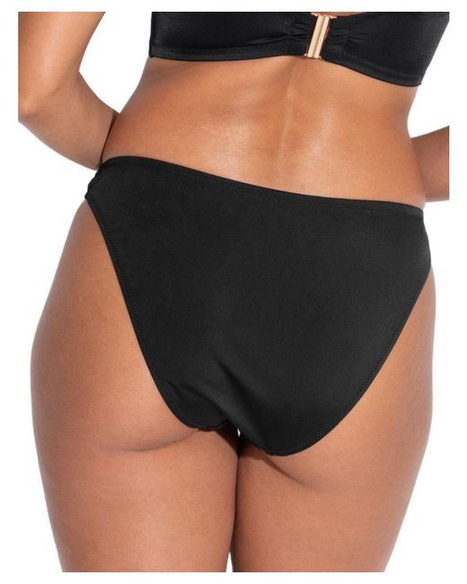 Pour Moi Black Sydney Tab Bikini Brief
