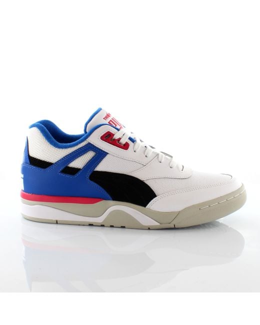 PUMA Blue Palace Guard The Hundreds Low Lace Up Trainers 371382 01 for men