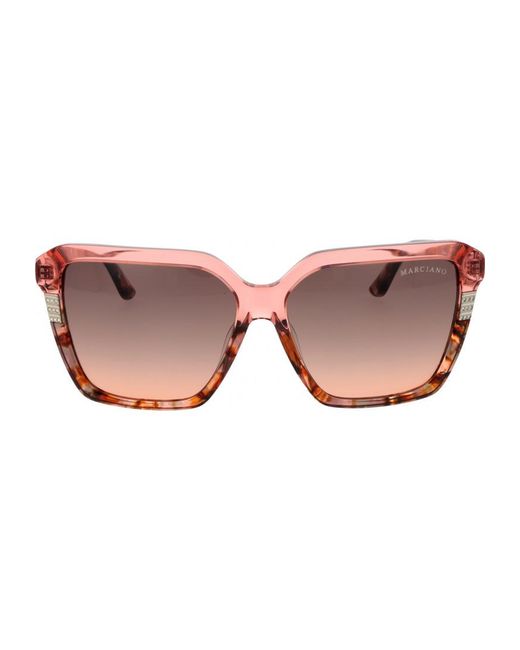 MARCIANO BY GUESS Pink Gm00009 5874F Sunglasses 74F 58