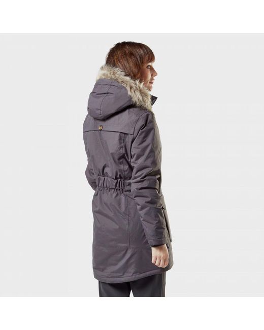 Peter Storm Brown Paloma Waterproof Parka Jacket With Faux Fur Lined Hood, Winter Coat