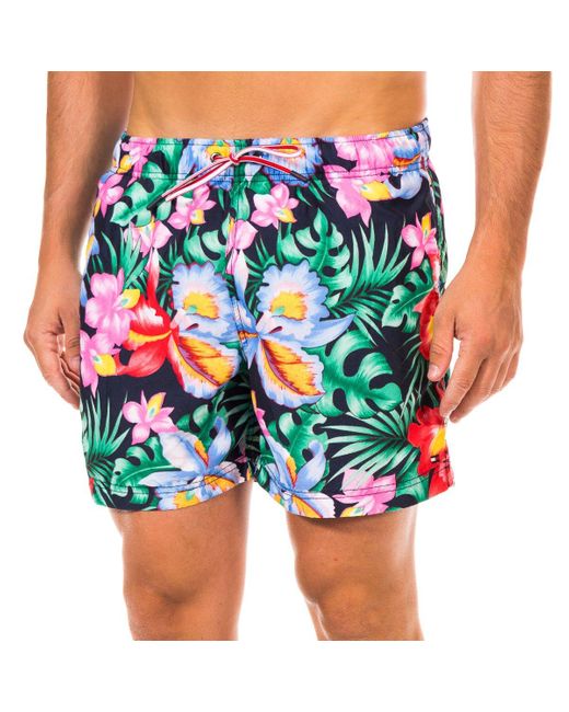 Tommy Hilfiger Blue Swimsuit Adjustable With Laces Eh87873746-416 for men