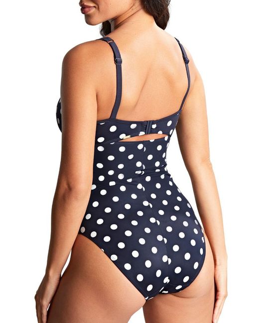 Panache Black Anya Riva Spot Balcony Swimsuit
