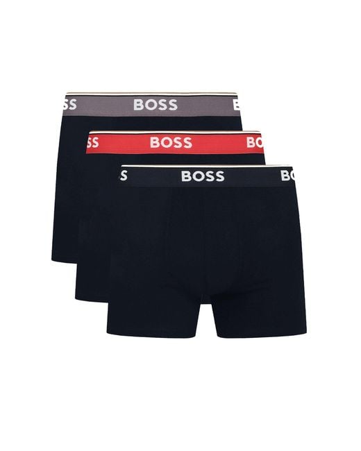 Boss Blue 3 Pack Boxer Open Cotton for men