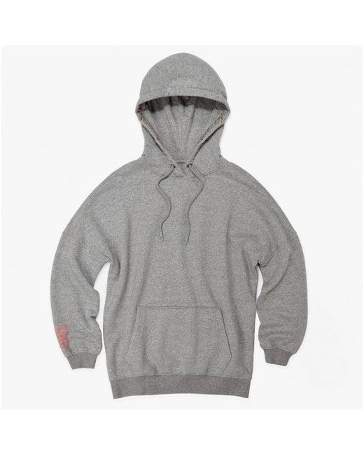 Ugg Gray Ugg Simone Cotton Blend Boyfriend Hoodie Heather