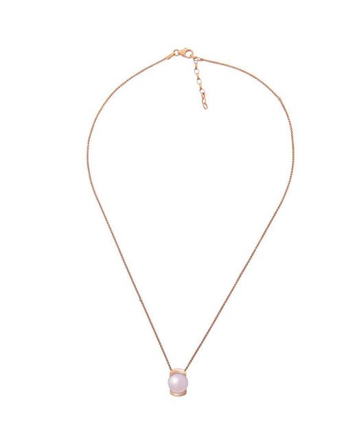 Orphelia Metallic 'Hedda' 925 Sterling Chain With Pendant