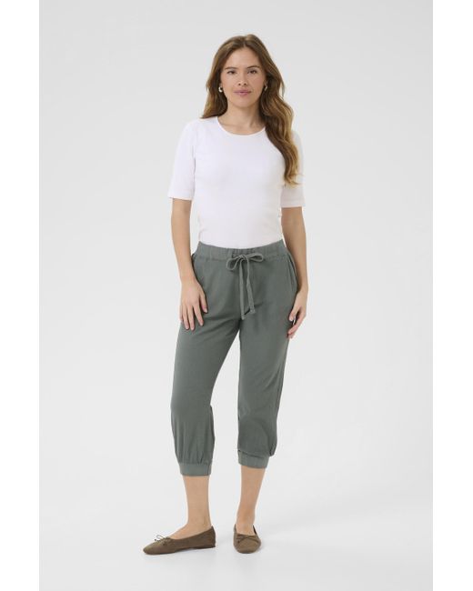 Kaffe Capribroek Regular Fit Balsam Green