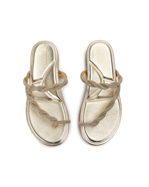 Carvela Kurt Geiger Natural Loopi Tt Sandals