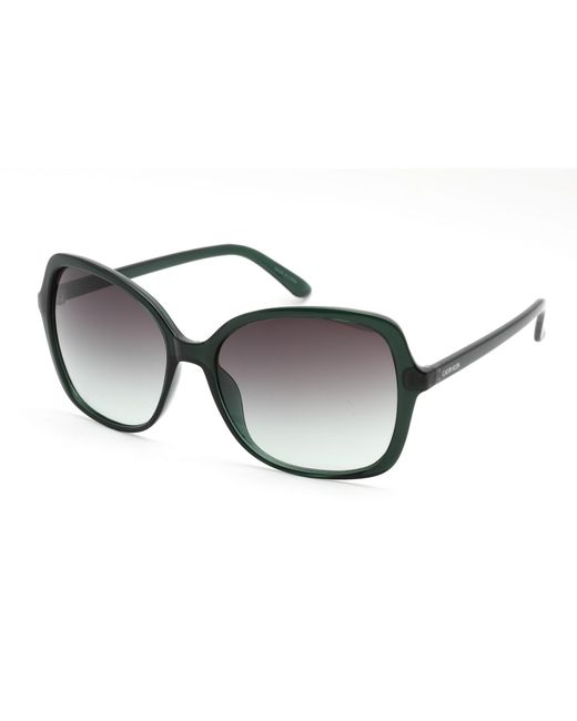 Calvin Klein Green Sunglasses 57/16/140 Mm Plastic