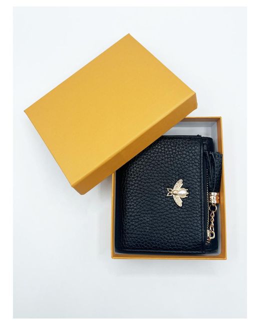 SVNX Blue Purse With Bee Emblem