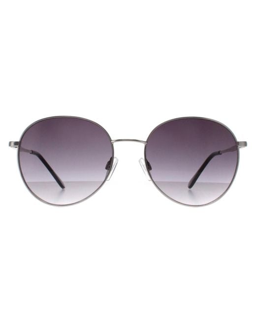 Smarty Rond Zilver Grijs X1116 in het Purple