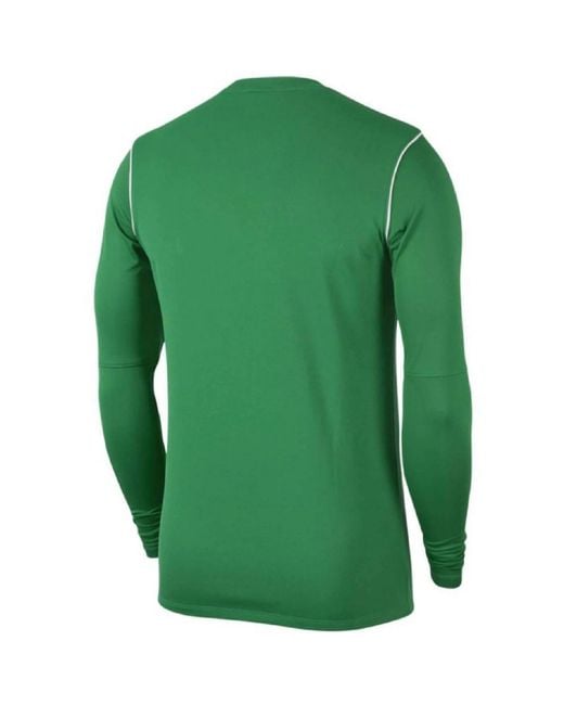 Nike Green Park 20 Crew Neck Long Sleeve Jersey T-Shirt for men