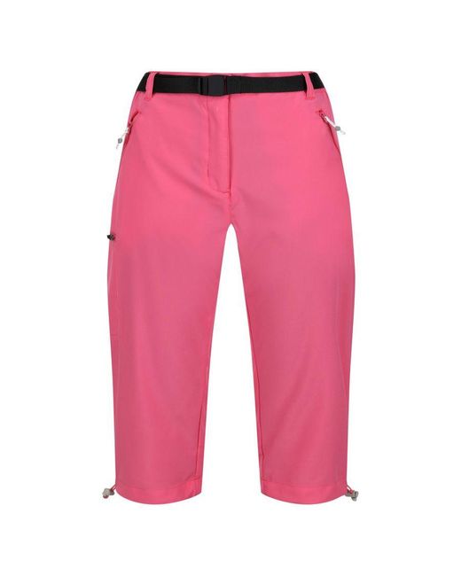 Regatta Pink Ladies Xert Stretch Light Capris (Fruit Dove)