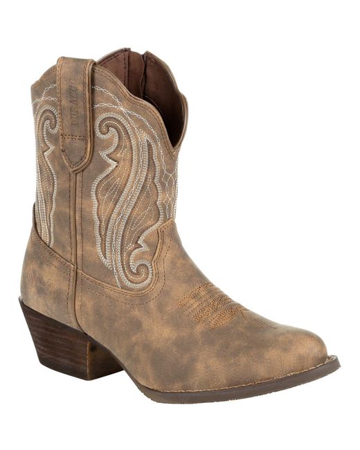 Durango Brown Crush Leather Driftwood Boots