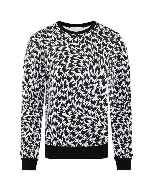 Vans Black Off The Wall Long Sleeve Crew Neck Sweaters V241Hch Cotton