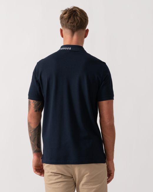 Emporio Armani Blue Beach Polo for men