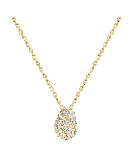 Glanzstücke München Metallic Necklace With Pendant Sterling Zirconia