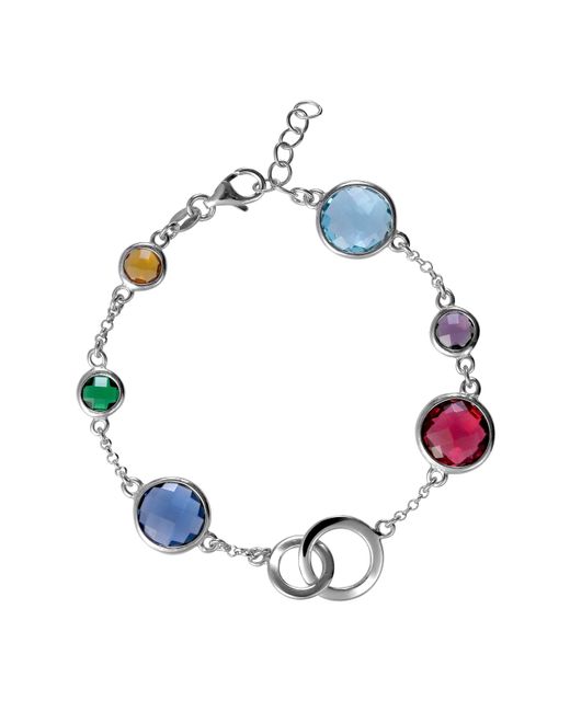 Orphelia Blue 'Eloise' 925 Sterling Bracelet