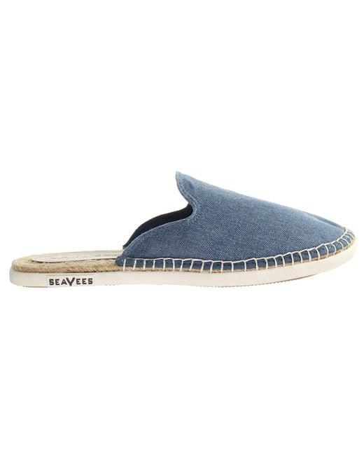 Seavees Blue Ocean Park Mule Espadrilles