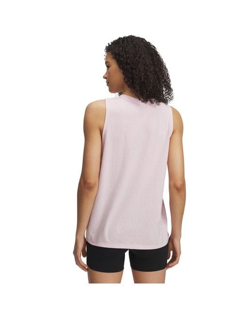 Under Armour White Campus Performance Gym Vest