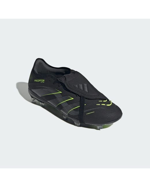 Adidas Originals Black Predator Pro Fold-Over Tongue Firm Ground Boots