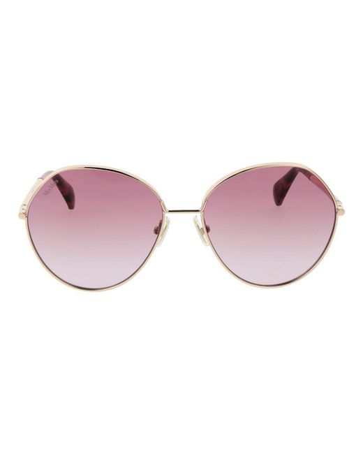 Max Mara Pink Metal Sunglasses