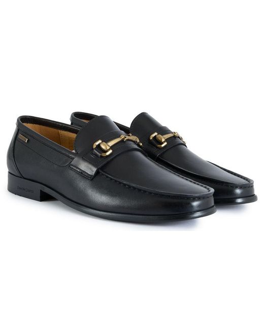 Simon Carter Blue Hexin Loafer Shoes for men