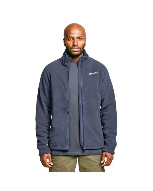 Berghaus Blue Torus Lightweight Jacket With Polartec Classic Microfleece for men