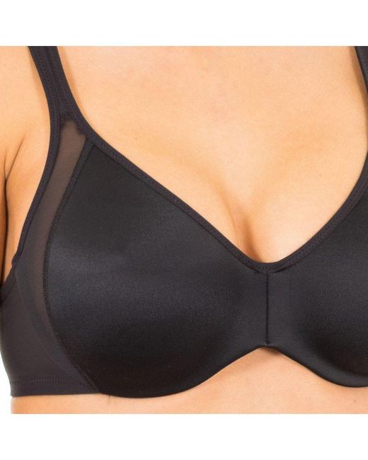 Dim Black Generous 3792 Bra With Underwire And Elastic Sides