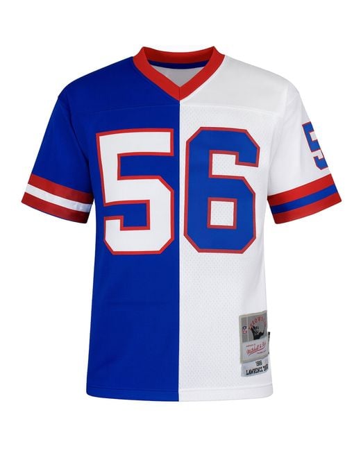 Mitchell & Ness Blue Nfl New York Giants 56 Taylor Split Legacy Jersey for men