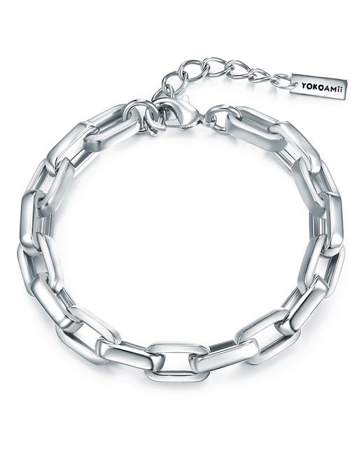 YOKOAMII Blue Metal (Alloy) Bracelet