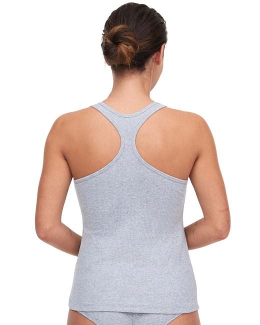 Chantelle White C15P60 Cotton Comfort Vest Top