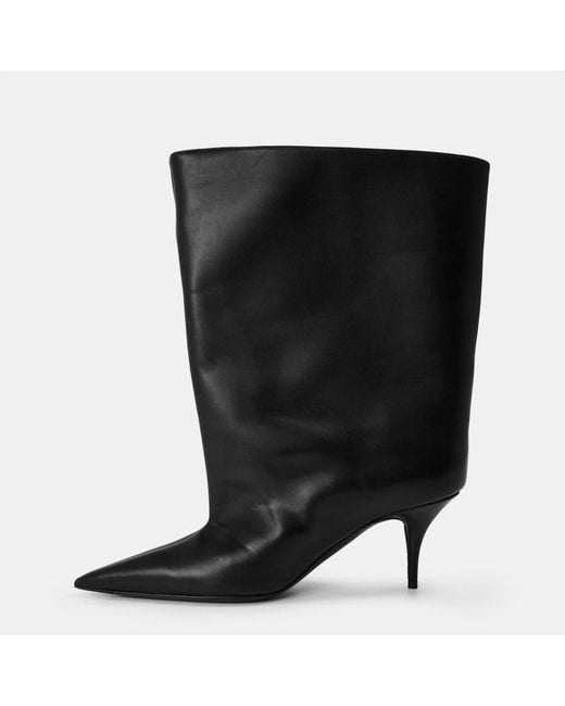 Balenciaga Black Heeled Ankle Boots