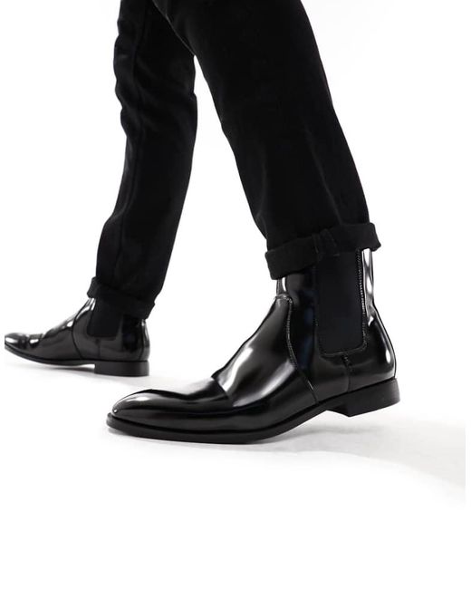 ASOS Black Chelsea Boot for men
