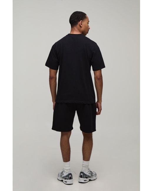 BoohooMAN Black 2 Pack Slim Fit Basic Crew Neck T-Shirts for men
