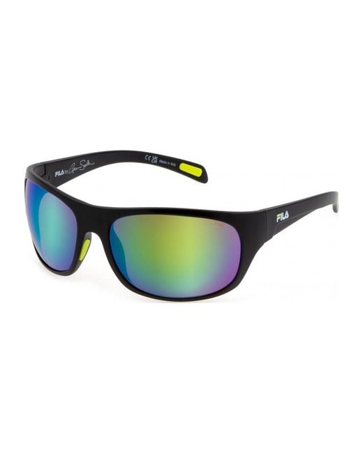 Fila Green Sfi514 64 U28V Sunglasses for men