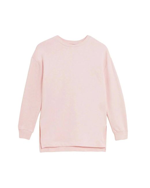 Secret Label Pink Plain Cotton Rich Sweatshirt