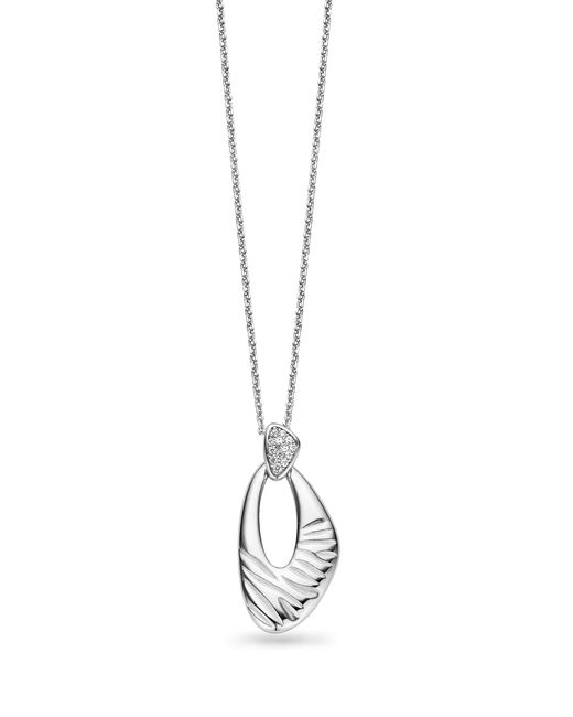 Orphelia White 925 Sterling Chain With Pendant