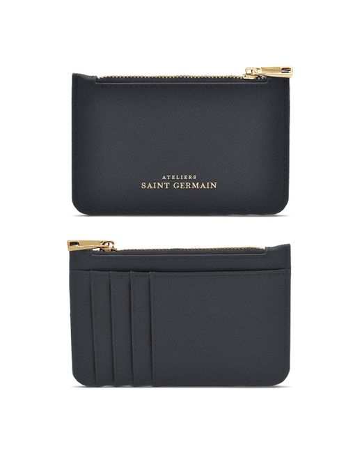 Ateliers Saint Germain Black Zipped Wallet