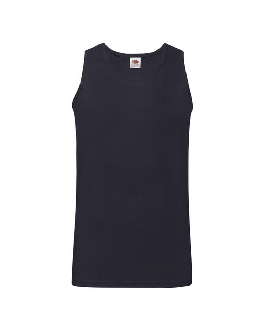 Fruit Of The Loom Blue Adult Valueweight Athletic Tank Top (Deep)
