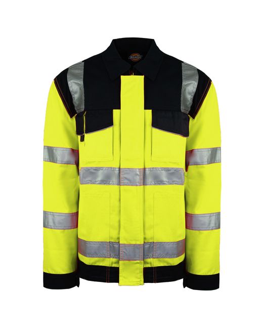Dickies Yellow High Visibility Everyday Jacket for men