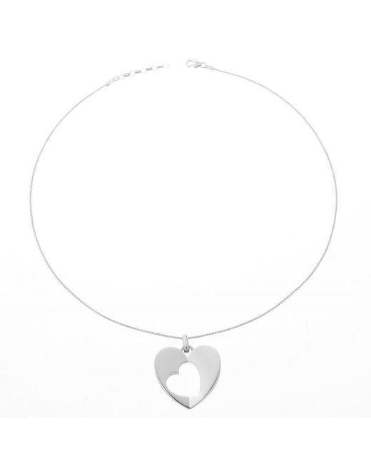 Orphelia Metallic 925 Sterling Chain With Pendant