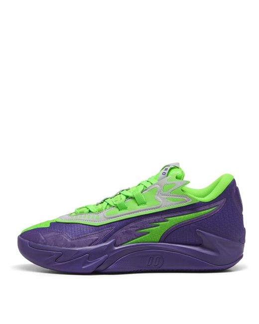 PUMA Green Scoot Zeros Ii Next Pro Basketball Trainers for men