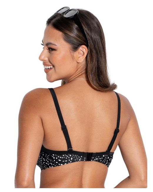 Pour Moi Blue Rhodes Underwired Padded Bikini Top