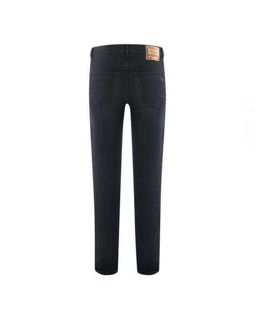 DIESEL Black D-Viker Rm044 Jeans Textile for men