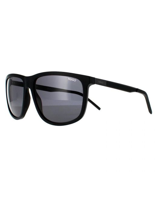 Boss Black Hugo Boss By Rectangle Matte Sunglasses for men