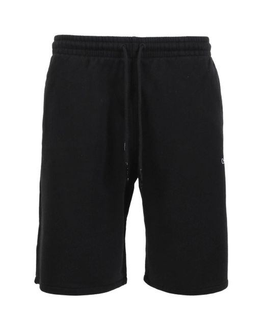 Off-White c/o Virgil Abloh Black Caravaggio Lute Skate Sweat Shorts Cotton for men
